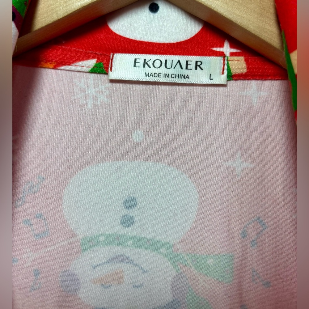 Cozy Up this Christmas with Ekouaer Women's Pajamas Large - Picture 6 of 14